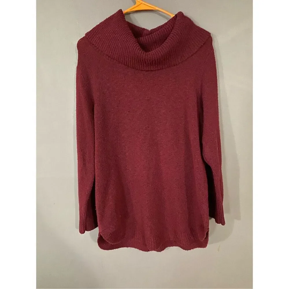 St John’s Bay Cowl Neck Sweater Size Medium